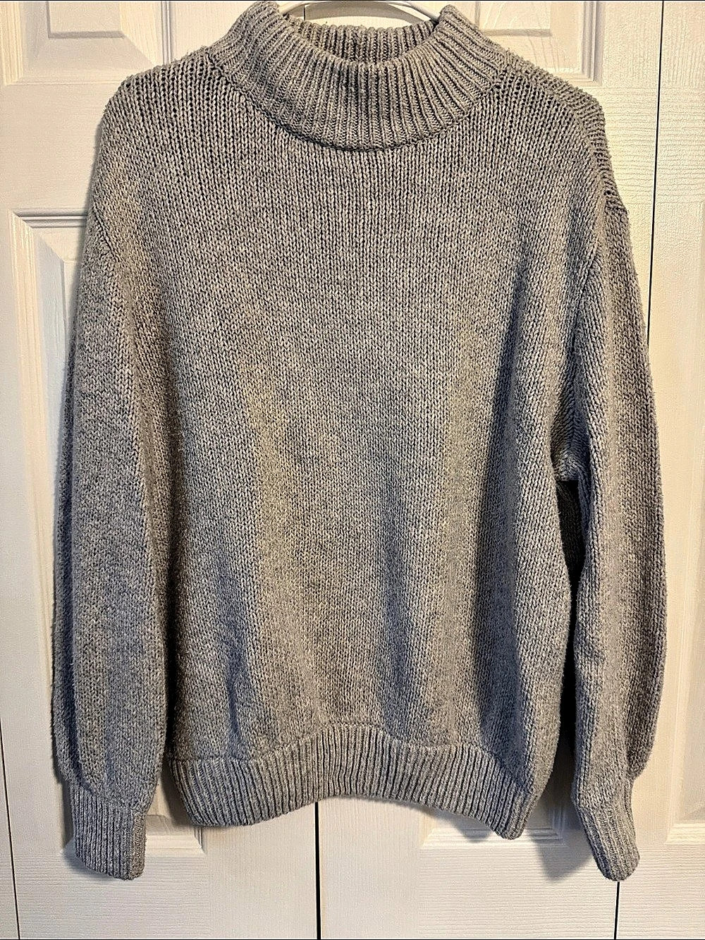 Aerie Mock neck Grey Sweater